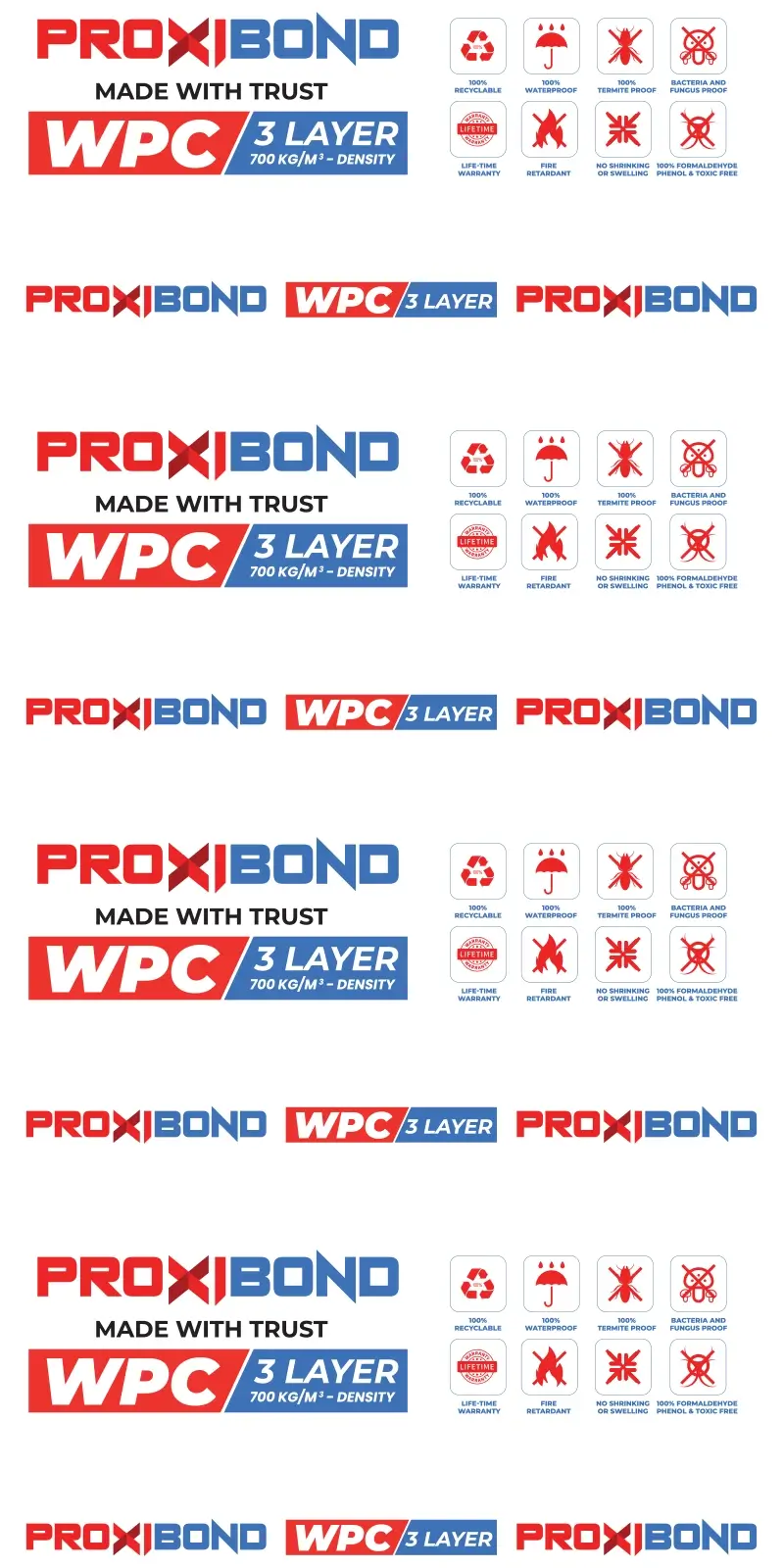 ProxiBond 3 Layer WPC Board